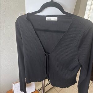 Elodie Black Knitwear